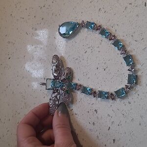 Fabulous Large Dragonfly Brooch Pendant Catwalk Jon